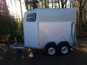 Occasion Bockman 2paards Champion C aluminium paardentrailer