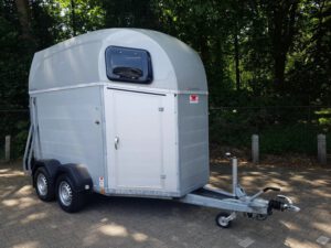 Gebruikte Bockman 2 paards Champion C aluminium paardentrailer
