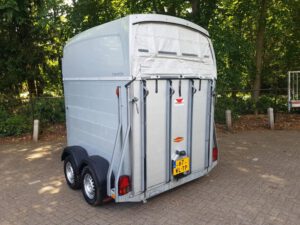 Gebruikte Bockman 2 paards Champion C aluminium paardentrailer