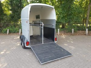 Gebruikte Bockman 2 paards Champion C aluminium paardentrailer