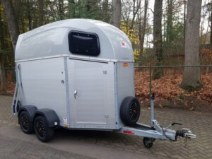 Bockmann 2 paards aluminium trailer