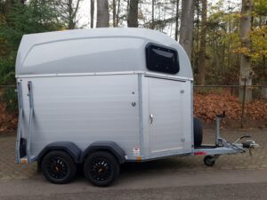 Bockmann 2 paards aluminium trailer