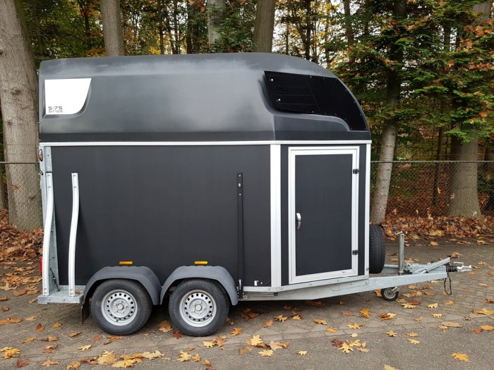 Sirius 2 paards houten trailer