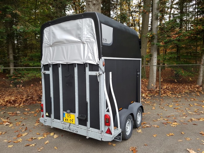 Sirius 2 paards houten trailer