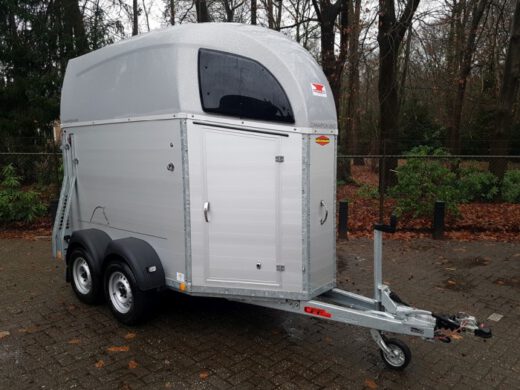 Bockmann Champion Uno 1,5 paards aluminium paardentrailer met zadelkamer