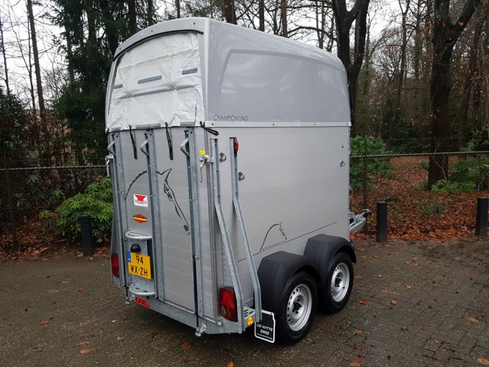 Bockmann Champion Uno 1,5 paards aluminium paardentrailer met zadelkamer