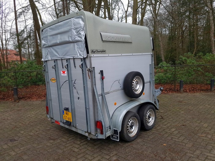 Bockmann Big Champion 2 paards aluminium trailer