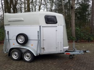 Bockmann Big Champion 2 paards aluminium trailer