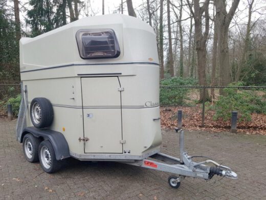 Bockmann Classic 2 paards polyester trailer met zadelkamer