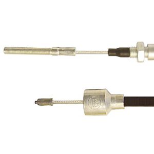 BPW remkabel met M8 schroefdraad, met een binnenkabel lengte van 1655mm en buitenkabel lengte van 1430mm, en een 26mm klok.