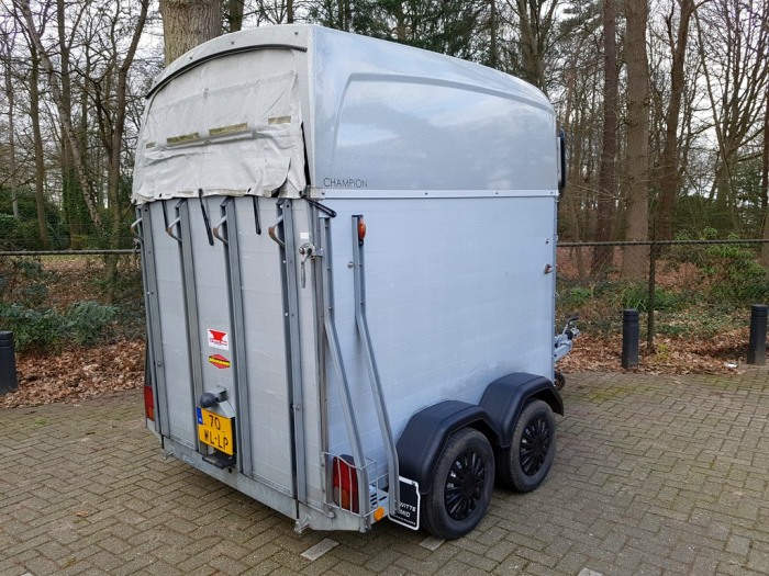 Bockmann Champion 2 paards aluminium trailer