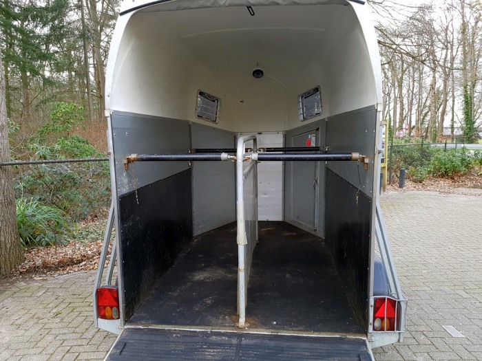 Bockmann Champion 2 paards aluminium trailer
