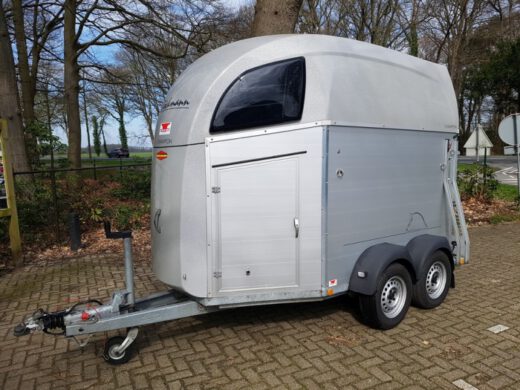 Bockmann Champion 2 paards aluminium trailer met zadelkamer