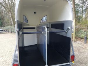 Bockmann Champion 2 paards aluminium trailer met zadelkamer