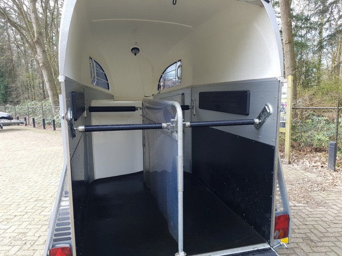 Bockmann Champion 2 paards aluminium trailer met zadelkamer