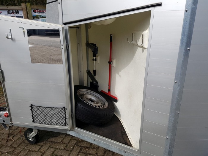 Bockmann Champion 2 paards aluminium trailer met zadelkamer