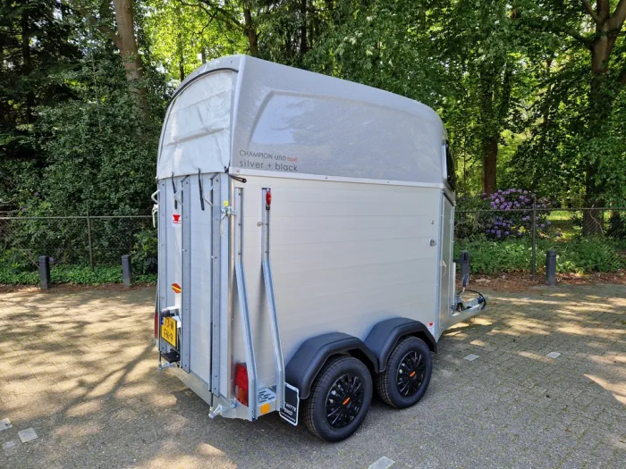 1,5 paards aluminium Bockmann trailer