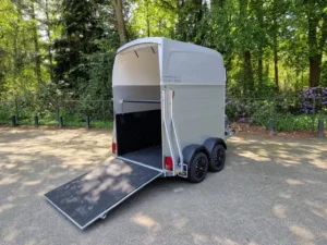 1,5 paards aluminium Bockmann trailer