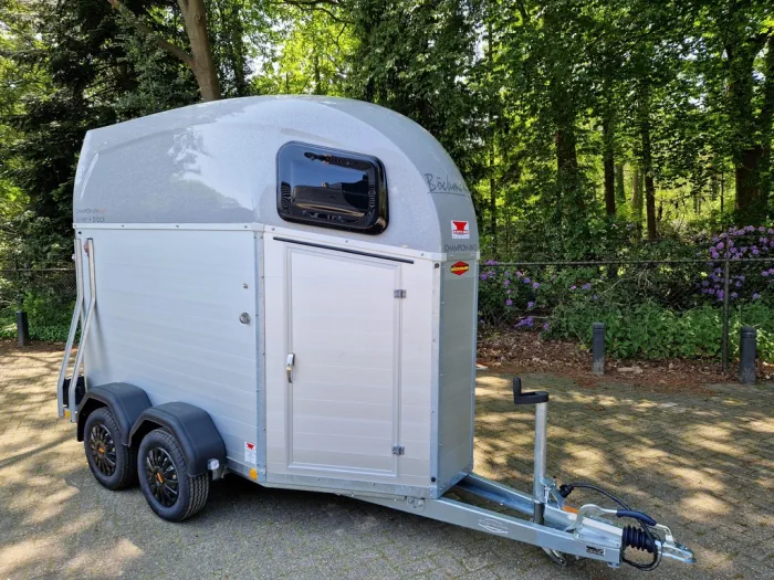 1,5 paards aluminium Bockmann trailer