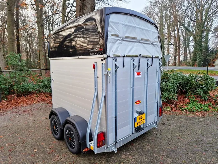 Bockmann Champion 2 paards aluminium trailer