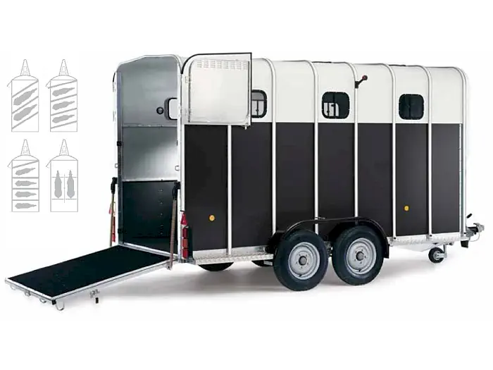 iFor Williams HB510XL en HB610 Paardentrailers