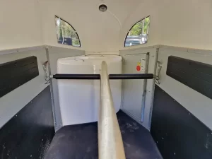 Bockmann Champion 2 paards aluminium trailer met zadelkamer
