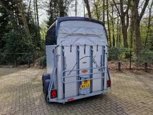 Bockmann Champion 2 paards aluminium trailer met zadelkamer en veulenrek