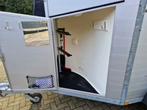 Bockmann Champion 2 paards aluminium trailer met zadelkamer en veulenrek