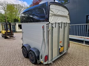 Bockmann Champion 2 paards aluminium trailer met zadelkamer