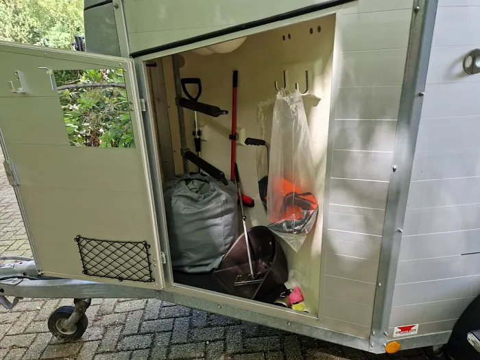 Bockmann Champion 2 paards aluminium trailer met zadelkamer