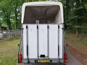 Prestige 2 paards houten opknap trailer