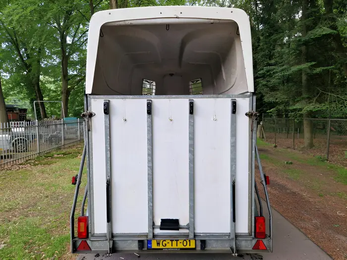 Prestige 2 paards houten opknap trailer
